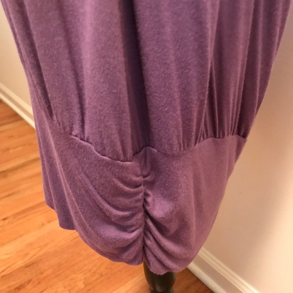 Storm Plus Size 2X Ruched Hemline Tunic Collarless Cowl Neckline - Picture 7 of 7
